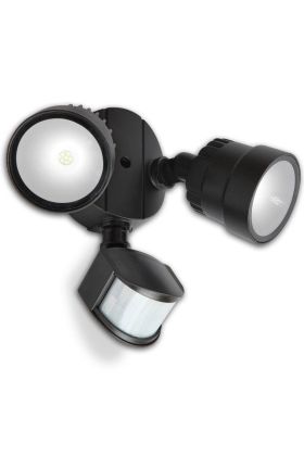 Lutec Shrimp 7622104330 zwarte beveiliging buitenlamp