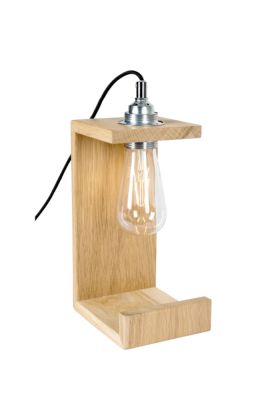 Britop Elle 7669174 eikenhouten tafellamp