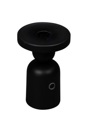 Kandelaar Nantes zwart 13cm