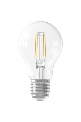 1101006100 8712879153306 Calex Standaard A60 Helder Straight filament 220-240V 4.5W 470lm 2700K E27 Dimbaar met LED dimmer 