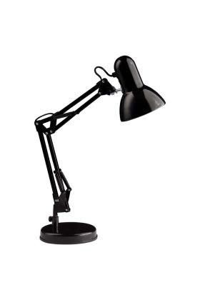 Brilliant Henry 92706/06 zwarte bureaulamp met scharnierende arm