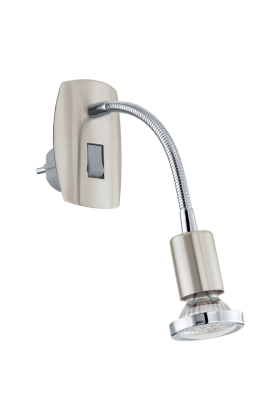 Eglo Mini 4 LED stekkerlamp 92933 chroom