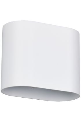 Trio Alani 266100131 wit ovale updown wandlamp van metaal