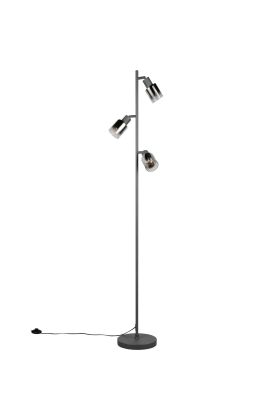 Vloerlamp Cadiz antraciet 154cm