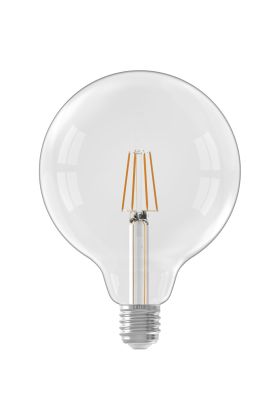 1101009800 8712879158813 Calex Globe G125 Helder Straight filament 220-240V 4.5W 470lm 2700K E27 Dimbaar met LED dimmer