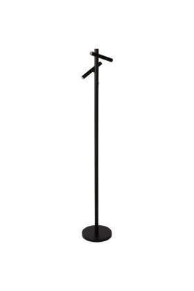 Vloerlamp Charge zwart 127cm