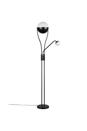 Uplighter Chris zwart 180cm