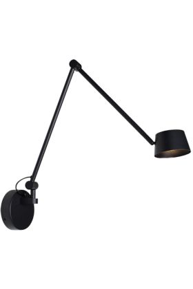 Freelight Cugino creme kleurige wandspot met een scharnierende arm met een uitval van 55cm en spot met geintegreerde LED en touchdimmer