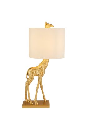 Searchlight Giraffe EU60887 goud kleurige tafellamp