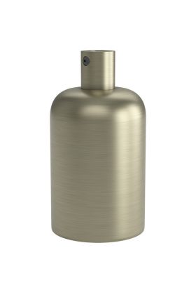 940404 Calex lamphouder E27 aluminium 40mm mat brons, alu kabel klem, max.250V-60W