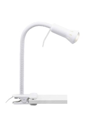 Brilliant Flex 24705T05 witte klemlamp voor een R50 reflector lamp met flexibele hals