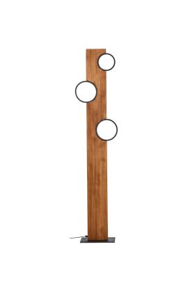 Brilliant Cheesy G99935/76 houten vloerlamp