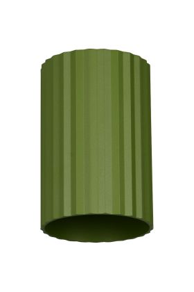 Trio Imaria 264300115 groen geribbelde cilindervormige updown wandlamp