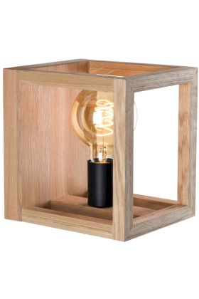 Spotlight Kago 9159174 eikenhouten wandlamp