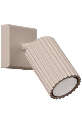 Sollux Karbon SL.1559 goudkleurige geribbelde spot