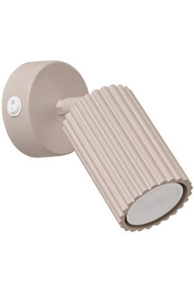 Sollux Karbon SL.1560 goudkleurige geribbelde wandspot