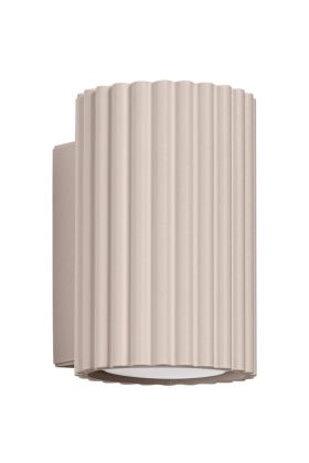 Sollux Karbon SL.1650 goudkleurige geribbeld wandlamp