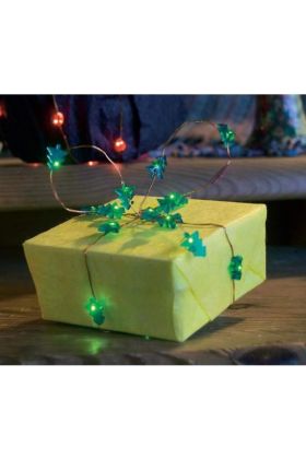 Konstsmide lichtsnoer 20 groene LED boompjes op batterij 1268-900