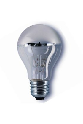 Kopspiegellamp zilver E27 100w