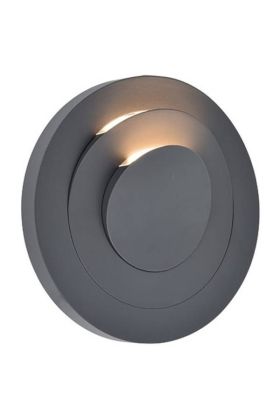 Wandlamp Moov antraciet 21cm