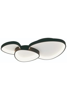 Freelight Organico PL3050W witte plafonnière van drie driehoekige gevormde delen met ronde hoeken