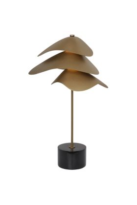 Tafellamp Pagoda brons 42cm