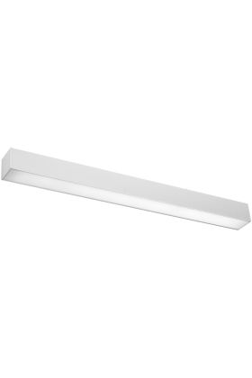 Thoro Pinne TH055 grijze aluminium wand lichtbalk van 90cm met opalen diffuser