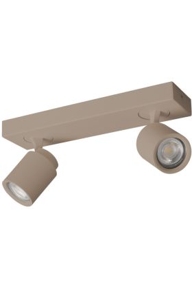 Freelight Razza PL1521C cremekleurige langwerpige spot met twee spotjes