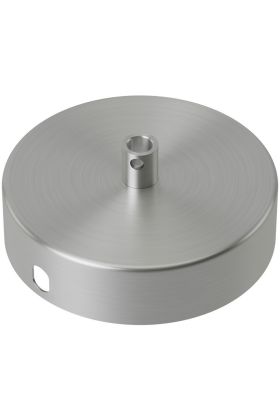 940016 Calex metalen plafondplaat 100mm 1gat mat staal