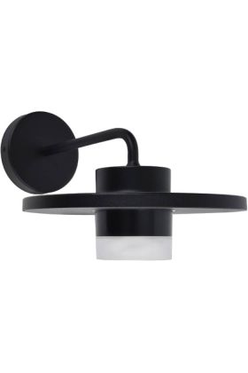Wandlamp Plato zwart 24cm