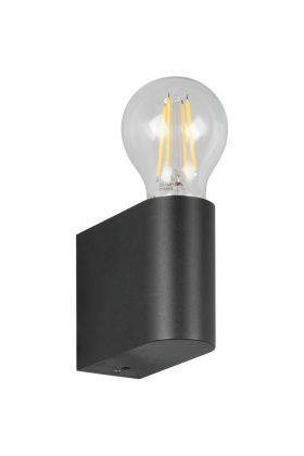 Wandlamp Pratella zwart 8cm
