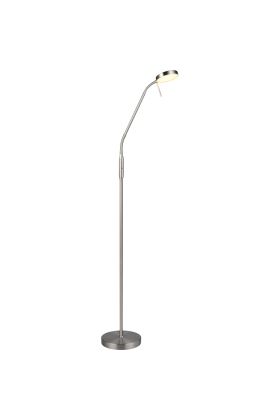 Trio Moreno R44561107 staal kleurige oplaadbare vloerlamp
