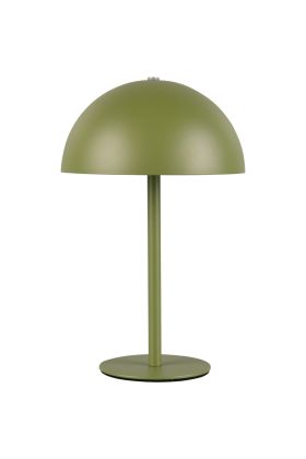 Reality Munoz R54891115 groen oplaadbaar tafellampje van metaal op batterijen