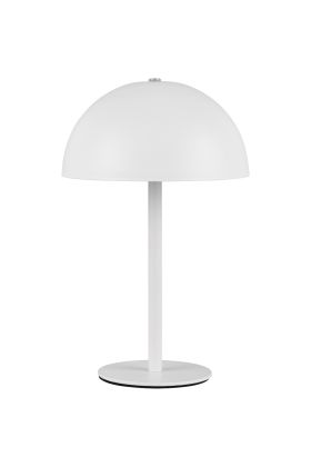 Reality Munoz R54891131 wit oplaadbaar tafellampje van metaal op batterijen