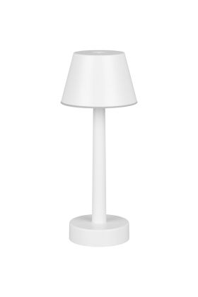 Reality Vidal R54991131 mat witte oplaadbare terraslamp