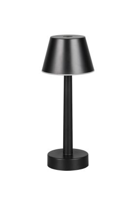 Reality Vidal R54991132 zwart oplaadbaar tafellampje voor buiten