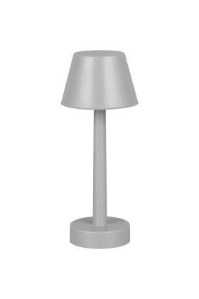 Reality Vidal R54991177 grijs oplaadbaar tafellampje voor buiten