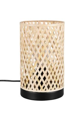 Casalum Laurent R56091932 gevlochten bamboe tafellamp