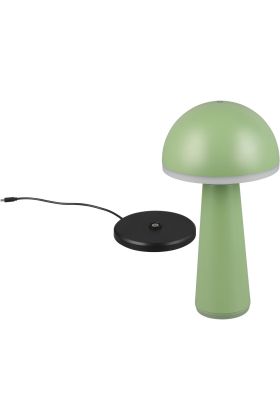 Reality Fungo R57716149 pistache groene oplaadbare tafellamp