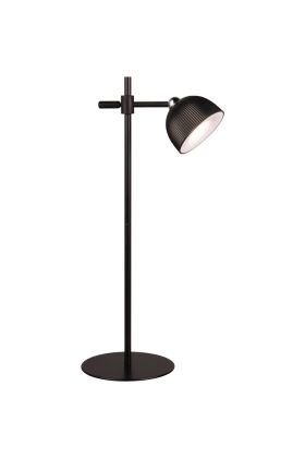 Reality Maxima R57791102 zwarte oplaadbare tafellamp op batterijen met los te nemen spotje