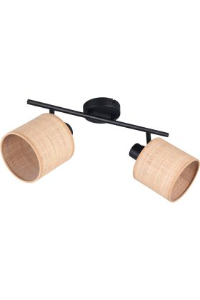 Casalum Aimee R81852036 zwarte spot met kapjes van schors