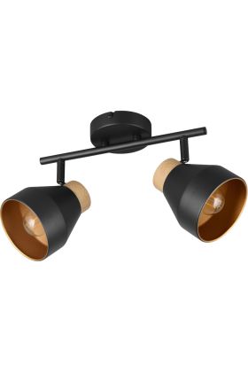 Casalum Valentin R81922032 zwart metalen spot