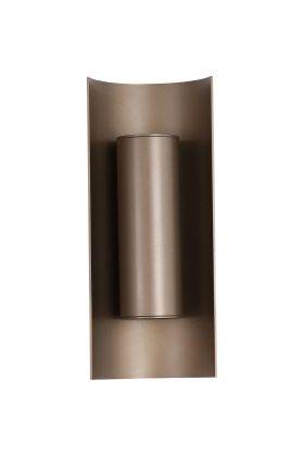 Wandlamp Roll koffie 25cm