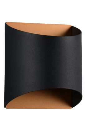 Wandlamp Samdel zwart 12cm