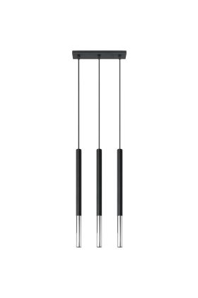 Sollux Mozaica SL.0886 zwart met chromen hanglamp