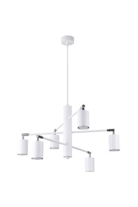 Sollux Lemmi SL.1206 witte kroonluchter met 6 GU10