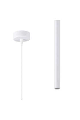 Sollux Arche SL.1337 wit geribbelde buis hanglamp