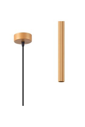 Sollux Arche SL.1339 goudkleurig geribbelde buis hanglamp