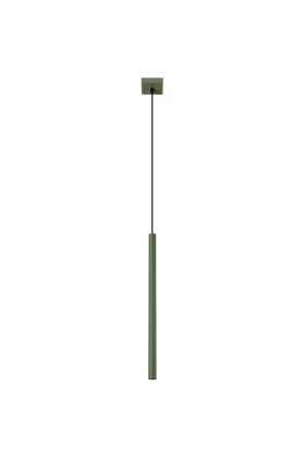 Sollux Pastelo SL.1518 olijf groene buisvormige hanglamp