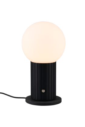 Batterijlamp Tauris zwart 22cm